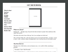 Tablet Screenshot of mattsgetrichbook.com